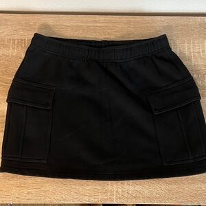 Aritzia Classic Black Mini Skirt with Pockets